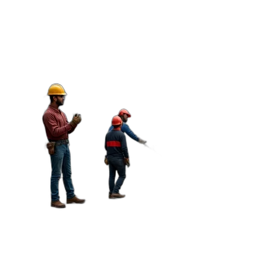 staff, hat, robot, weapon transparent PNG cut-out