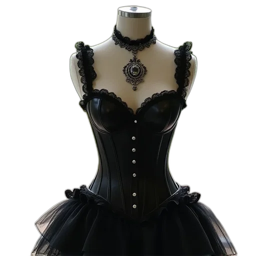 dress, jewelry, crown, 3d render transparent PNG cut-out