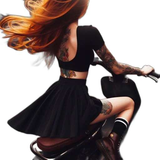 hair, dress, photorealistic, concept art transparent PNG cut-out