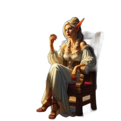 staff, dress, furniture, crown transparent PNG cut-out
