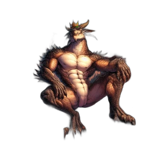 creature, dragon, animal, staff transparent PNG cut-out