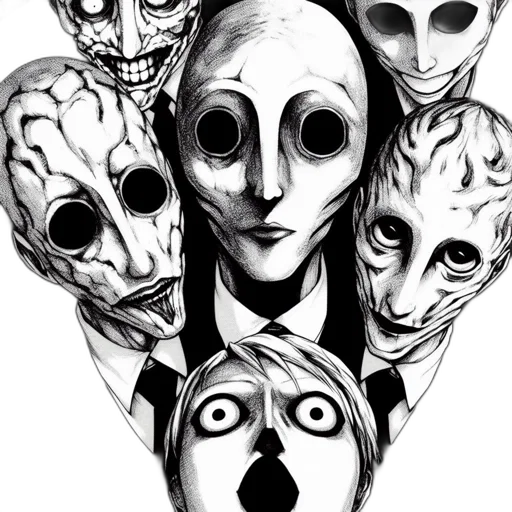 mask, face, comic book art, concept art transparent PNG cut-out