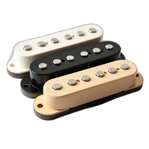set, three, guitar, pickups transparent PNG cut-out