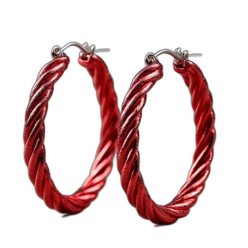jewelry, stainless, steel, red transparent PNG cut-out