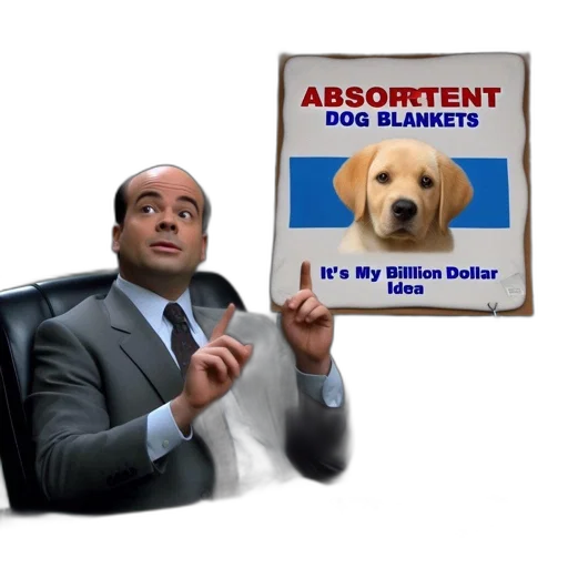 animal, man, office, explains transparent PNG cut-out