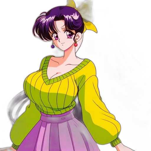 dress, staff, anime, pixel art transparent PNG cut-out