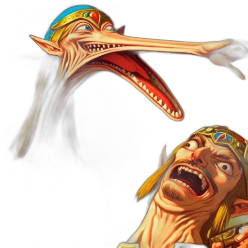staff, dragon, creature, mask transparent PNG cut-out