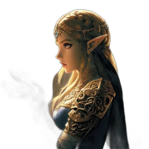 face, dragon, crown, dress transparent PNG cut-out