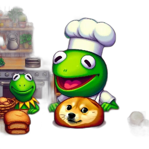 food, concept art, pixel art, fantasy art transparent PNG cut-out
