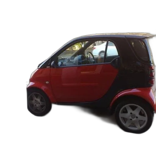 car, robot, 3d render, red transparent PNG cut-out