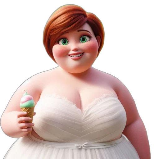 dress, food, 3d render, concept art transparent PNG cut-out