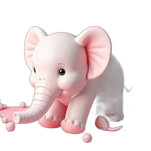 animal, 3d render, concept art, photorealistic transparent PNG cut-out