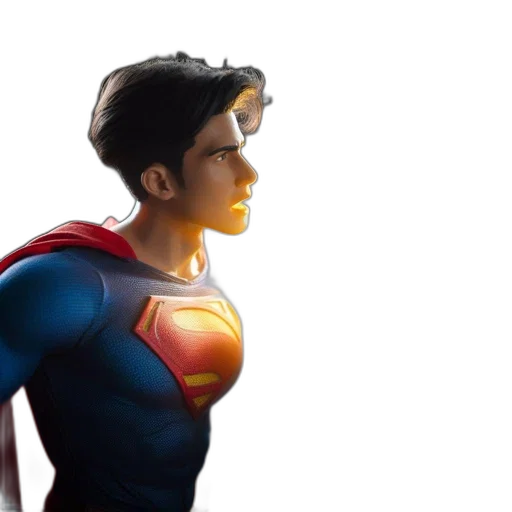 face, comic book art, concept art, photorealistic transparent PNG cut-out