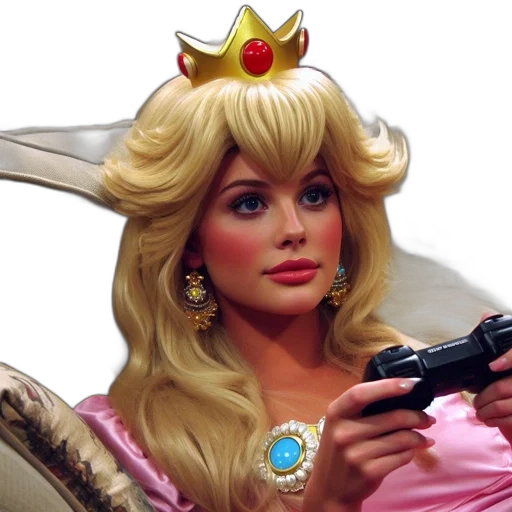 weapon, crown, woman, long transparent PNG cut-out