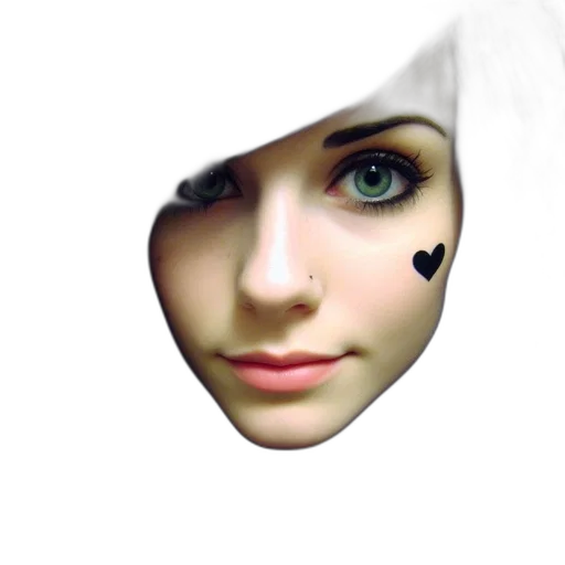face, mask, hat, jewelry transparent PNG cut-out