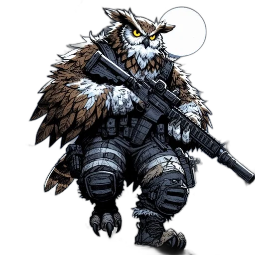 animal, concept art, fantasy art, comic book art transparent PNG cut-out