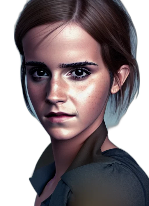face, photorealistic, concept art, fantasy art transparent PNG cut-out
