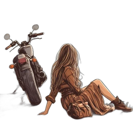 dress, jacket, concept art, comic book art transparent PNG cut-out
