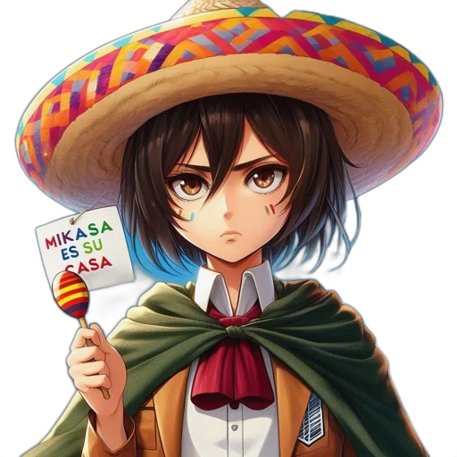 hat, umbrella, staff, food transparent PNG cut-out