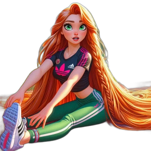 hair, cartoon, concept art, comic book art transparent PNG cut-out