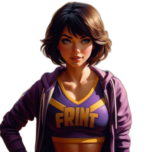 jacket, dress, face, pixel art transparent PNG cut-out