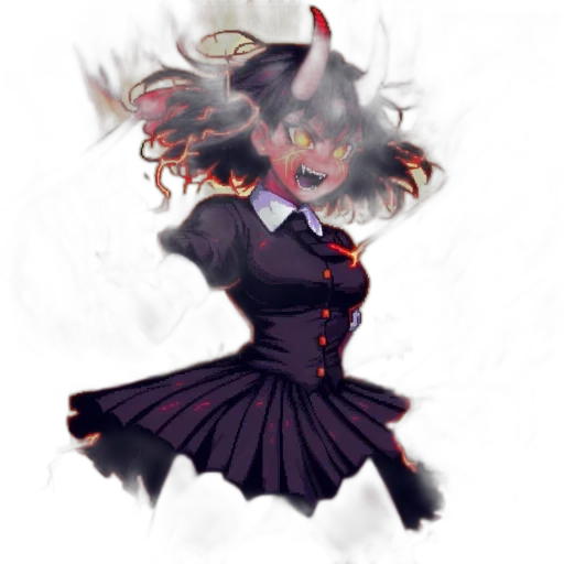 dress, mask, creature, staff transparent PNG cut-out