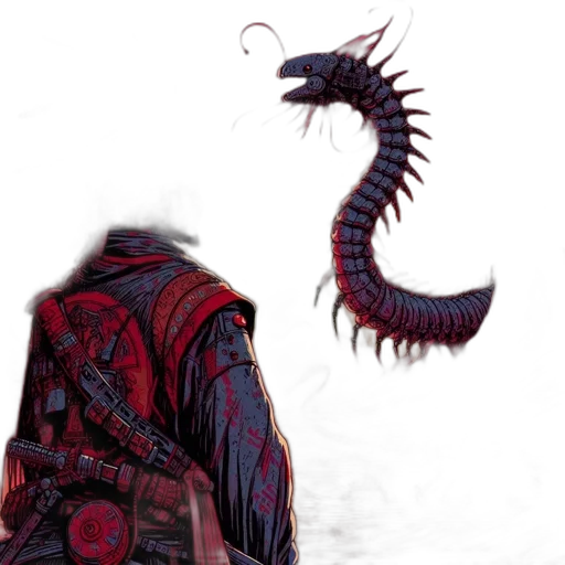 dragon, creature, staff, weapon transparent PNG cut-out