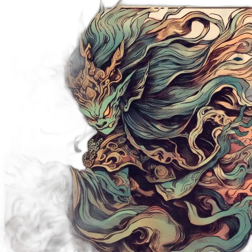 dragon, mask, creature, face transparent PNG cut-out