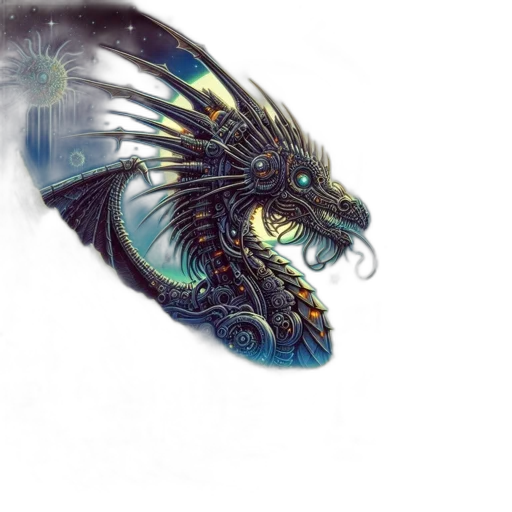 dragon, creature, mask, animal transparent PNG cut-out