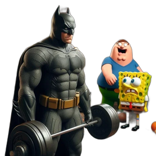 concept art, comic book art, 3d render, image transparent PNG cut-out