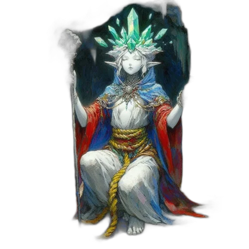 staff, dragon, mask, crown transparent PNG cut-out