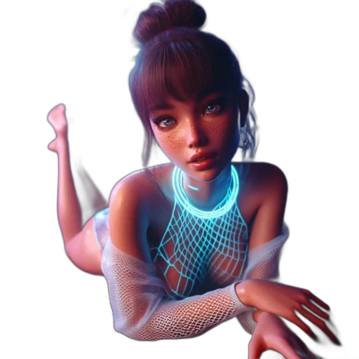 creature, dress, robot, face transparent PNG cut-out
