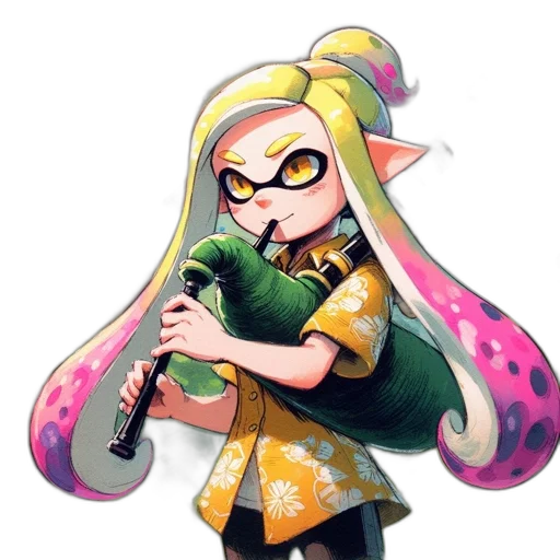 weapon, staff, jacket, animal transparent PNG cut-out