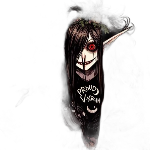 mask, staff, hair, weapon transparent PNG cut-out