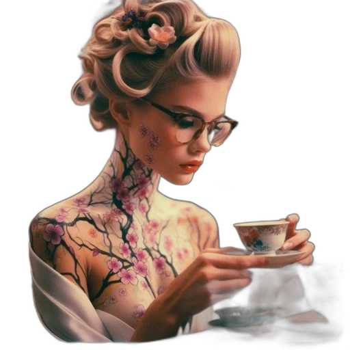 dress, jewelry, photorealistic, comic book art transparent PNG cut-out