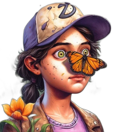 face, mask, flower, animal transparent PNG cut-out
