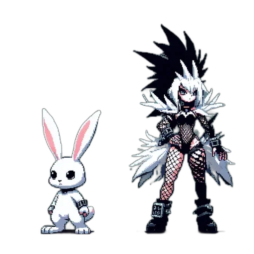 concept art, pixel art, fantasy art, comic book art transparent PNG cut-out