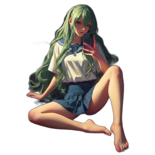 dress, staff, creature, face transparent PNG cut-out