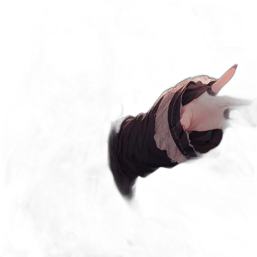 hair, sword, weapon, creature transparent PNG cut-out