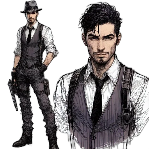 concept art, comic book art, fantasy art, cartoon transparent PNG cut-out