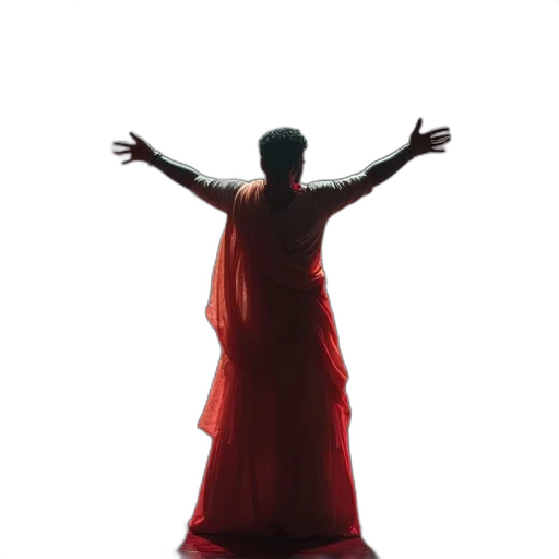 dress, crown, staff, concept art transparent PNG cut-out
