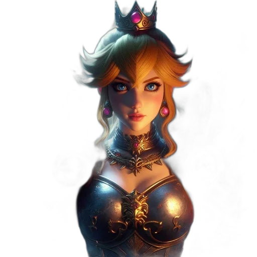 crown, dress, jewelry, staff transparent PNG cut-out