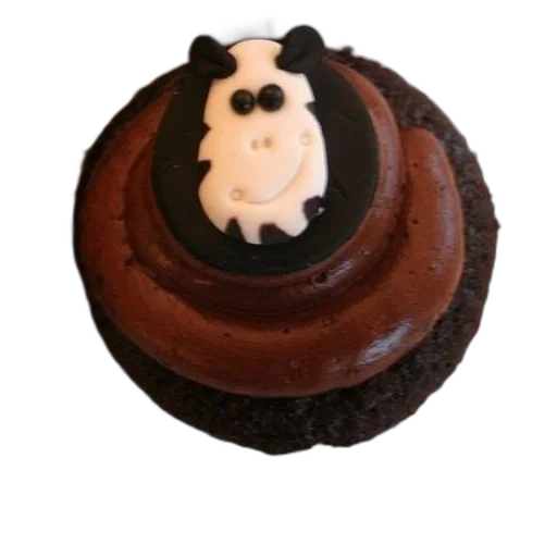 food, 3d render, chocolate, cupcake transparent PNG cut-out