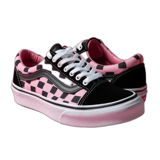 shoes, vaporwave, vans, era transparent PNG cut-out