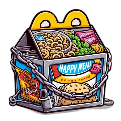 food, robot, crown, weapon transparent PNG cut-out