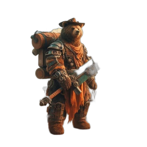 staff, weapon, animal, creature transparent PNG cut-out