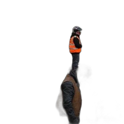 staff, jacket, hat, umbrella transparent PNG cut-out