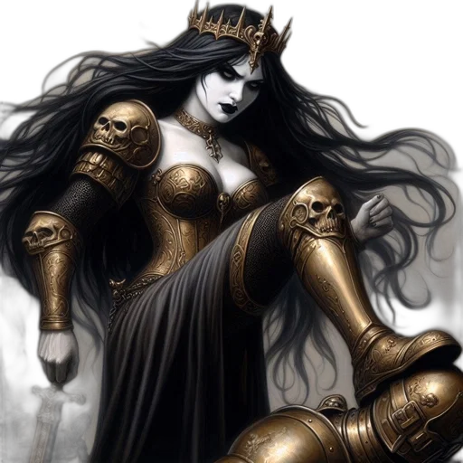 crown, sword, fantasy art, concept art transparent PNG cut-out