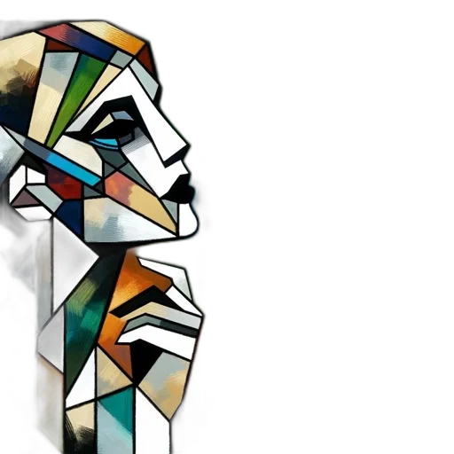 face, mask, cartoon, comic book art transparent PNG cut-out