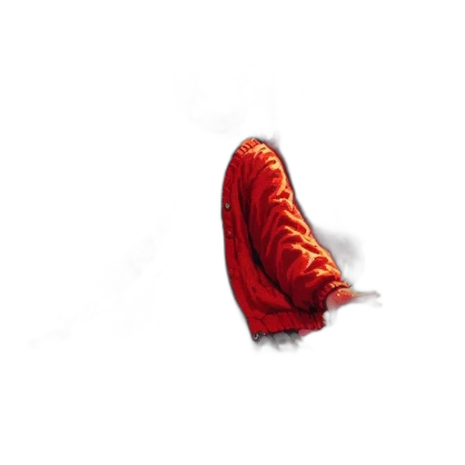 shoes, jacket, crown, weapon transparent PNG cut-out